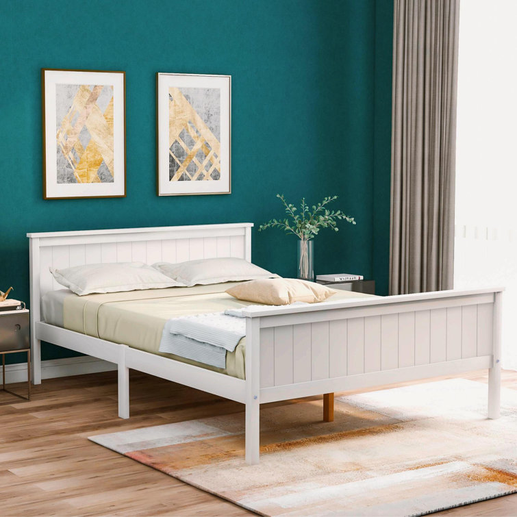 Wayfair bed deals white